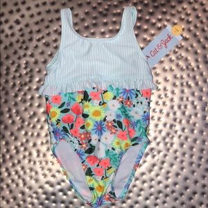 NWT Cat and Jack bathing suit